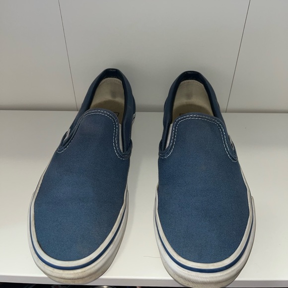 Vans Shoes - Vans Blue Classic Slip On